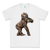 White Baby Gorilla Classic Tee - LillyAllenDesigns
