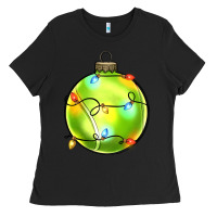 Black christmas  tennis Ladies Tee - Zillion Design Studio