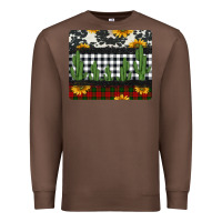Chestnut cowhide cacti sunflowers christmas mousepad Premium Sweatshirt - Jasminsmagicworld