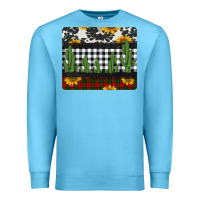 Ocean Blue cowhide cacti sunflowers christmas mousepad Premium Sweatshirt - Jasminsmagicworld