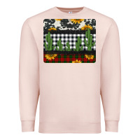 Pale Pink cowhide cacti sunflowers christmas mousepad Premium Sweatshirt - Jasminsmagicworld