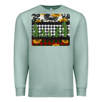 Seafoam cowhide cacti sunflowers christmas mousepad Premium Sweatshirt - Jasminsmagicworld