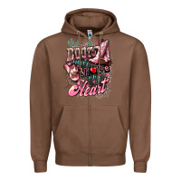Chestnut boots never broke my heart Zipper Hoodie - NancyCooperArtShop