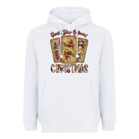 White dont stop believin christmas Heavyweight Hoodie - SublimationCraftShop