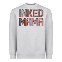 Heather Grey inked mama Heavyweight Sweatshirt - JahusDesignShop