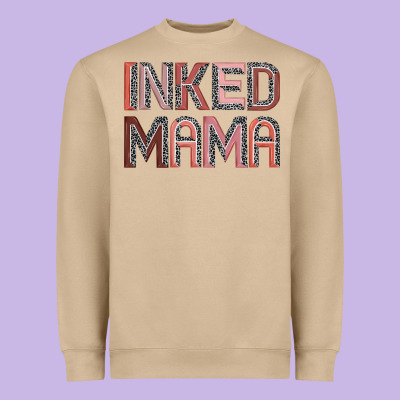 Inked Mama Heavyweight Sweatshirt Designed By Jahusdesignshop