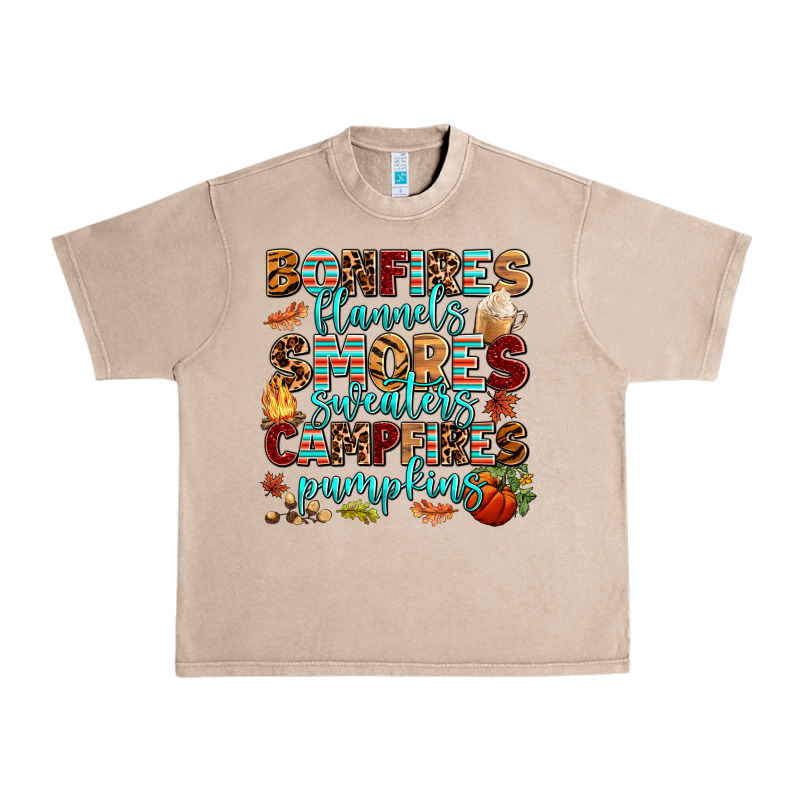 Bonfires Flannels Smores Urban Heavy Tee by AdoDesignShop | Teevron