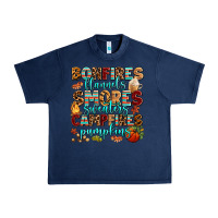 Navy bonfires flannels smores Urban Heavy Tee - AdoDesignShop