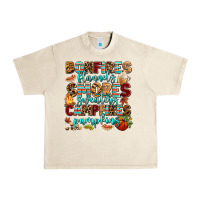 Sandshell bonfires flannels smores Urban Heavy Tee - AdoDesignShop