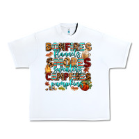 White bonfires flannels smores Urban Heavy Tee - AdoDesignShop