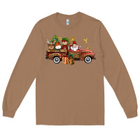 Toasted Coconut Christmas Truck Elf Santa snowman reindeer Long Sleeve Tee - NancyCooperArtShop