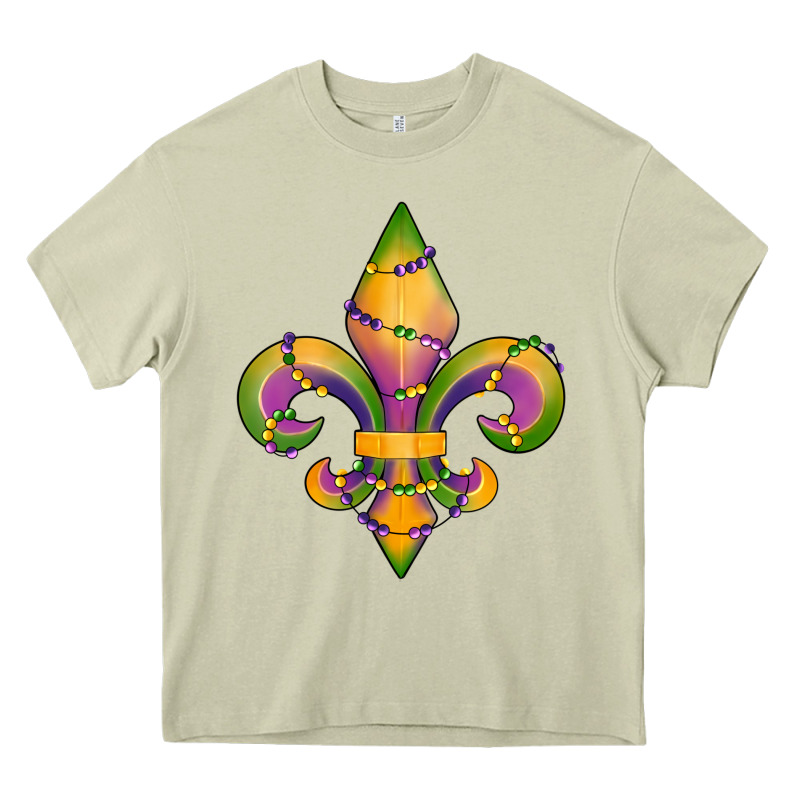 Mardi Gras Fleur De Lis Heavy Core Tee by RanaPortraitStore | Teevron