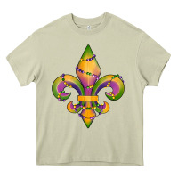 Mossy mardi gras fleur de lis Heavy Core Tee - RanaPortraitStore
