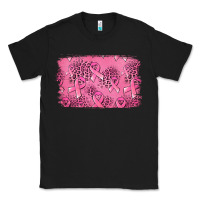 Black Distressed breast cancer background Classic Tee - Jasminsmagicworld