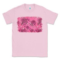 Bubblegum Pink Distressed breast cancer background Classic Tee - Jasminsmagicworld