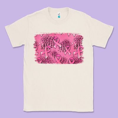 Distressed Breast Cancer Background Classic Tee Designed By Jasminsmagicworld