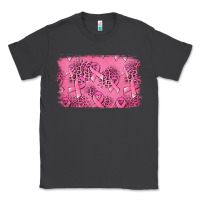 Smoke Distressed breast cancer background Classic Tee - Jasminsmagicworld