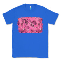 True Royal Distressed breast cancer background Classic Tee - Jasminsmagicworld