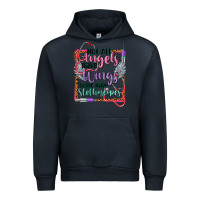 Navy Not all angels have wings Urban Hoodie - CowGirlArtShop