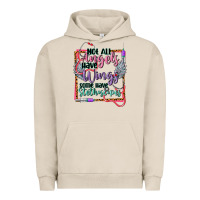 Pigment French Oak Not all angels have wings Urban Hoodie - CowGirlArtShop