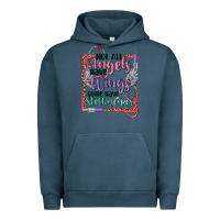 Pigment Midnight Navy Not all angels have wings Urban Hoodie - CowGirlArtShop