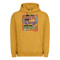 Pigment Peanut Butter Not all angels have wings Urban Hoodie - CowGirlArtShop