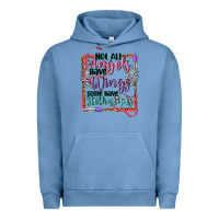 Pigment Pebble Blue Not all angels have wings Urban Hoodie - CowGirlArtShop