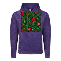 Cloud Purple christmas ornaments seamless  pattern Vintage Hoodie - BundleAndBundleShop