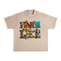 French Oak western farm life Urban Heavy Tee - Artiststas