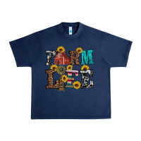 Navy western farm life Urban Heavy Tee - Artiststas