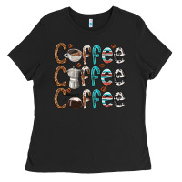 Black coffee coffee coffee Ladies Tee - texasbilliewilder