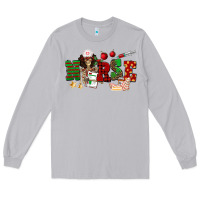 Moon Dust Christmas Nurse Long Sleeve Tee - NancyCooperArtShop