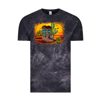 Cloud Black cross sunset backgraund Vintage Tee - JahusDesignShop