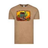 Vintage Coffee cross sunset backgraund Vintage Tee - JahusDesignShop