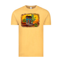 Vintage Mustard cross sunset backgraund Vintage Tee - JahusDesignShop