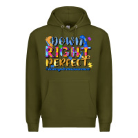 Army Green down right perfect Premium Hoodie - JahusDesignShop