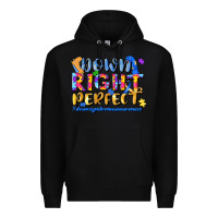 Black down right perfect Premium Hoodie - JahusDesignShop