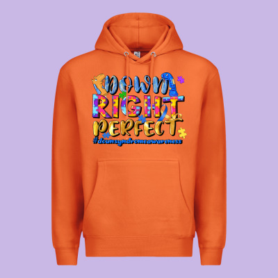 Down Right Perfect Premium Hoodie Designed By Jahusdesignshop
