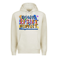 Oatmeal Heather down right perfect Premium Hoodie - JahusDesignShop