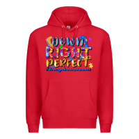Red down right perfect Premium Hoodie - JahusDesignShop