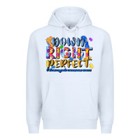 White down right perfect Premium Hoodie - JahusDesignShop