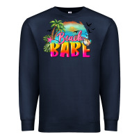 Navy beach babe Premium Sweatshirt - BarkalooDesign