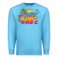 Ocean Blue beach babe Premium Sweatshirt - BarkalooDesign