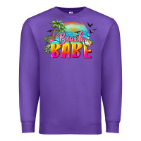 Purple beach babe Premium Sweatshirt - BarkalooDesign