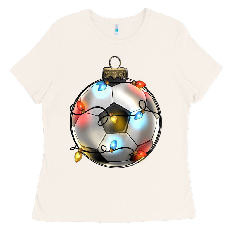 Christmas  Soccer Ladies Tee by Zillion Design Studio | Teevron