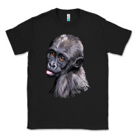 Black Baby Gorilla Head Classic Tee - LillyAllenDesigns