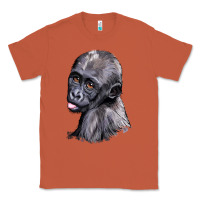 Copper Baby Gorilla Head Classic Tee - LillyAllenDesigns