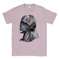Lilac Baby Gorilla Head Classic Tee - LillyAllenDesigns