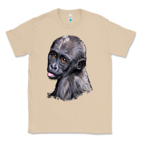 Mushroom Baby Gorilla Head Classic Tee - LillyAllenDesigns