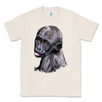Natural Baby Gorilla Head Classic Tee - LillyAllenDesigns